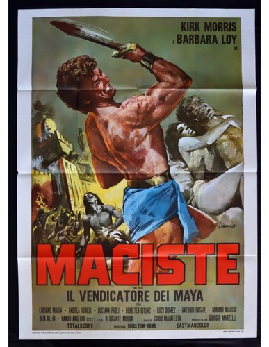 Werbeplakat maciste die - werbeplakat,